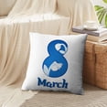 thumbnail image 4 of LALILO Throw Pillow Covers Happy Mother Day Floral Greeting Card Cushion Cover 18" x 18", 3185 Pack, 4 of 6