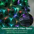 thumbnail image 4 of LAZY BUDDY 9FT Pre-Lit Optical Fiber Christmas Tree, Artificial Xmas Tree with 380 Multicolor LED Lights, for Holiday Home Decoration, 4 of 10