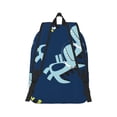 thumbnail image 3 of Daiia Space Dinosaur Vintage Canvas Backpack for Men and Women ,Hiking Backpack,Travel Laptop Bag for School,Large Capacity Backpack, 3 of 8