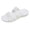 2-White, variant on Women's Flat Slides with Cork Footbed Summer Casual Slip on Walking Sandals Ladies Open Toe Wide Width Outdoor Slide Shoes Grey Size 8.5