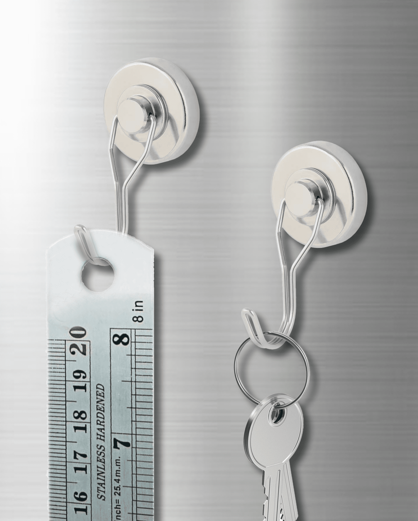 Hyper Tough Magnetic Hooks, 2.5 in x 4.5 in x 1.25 in