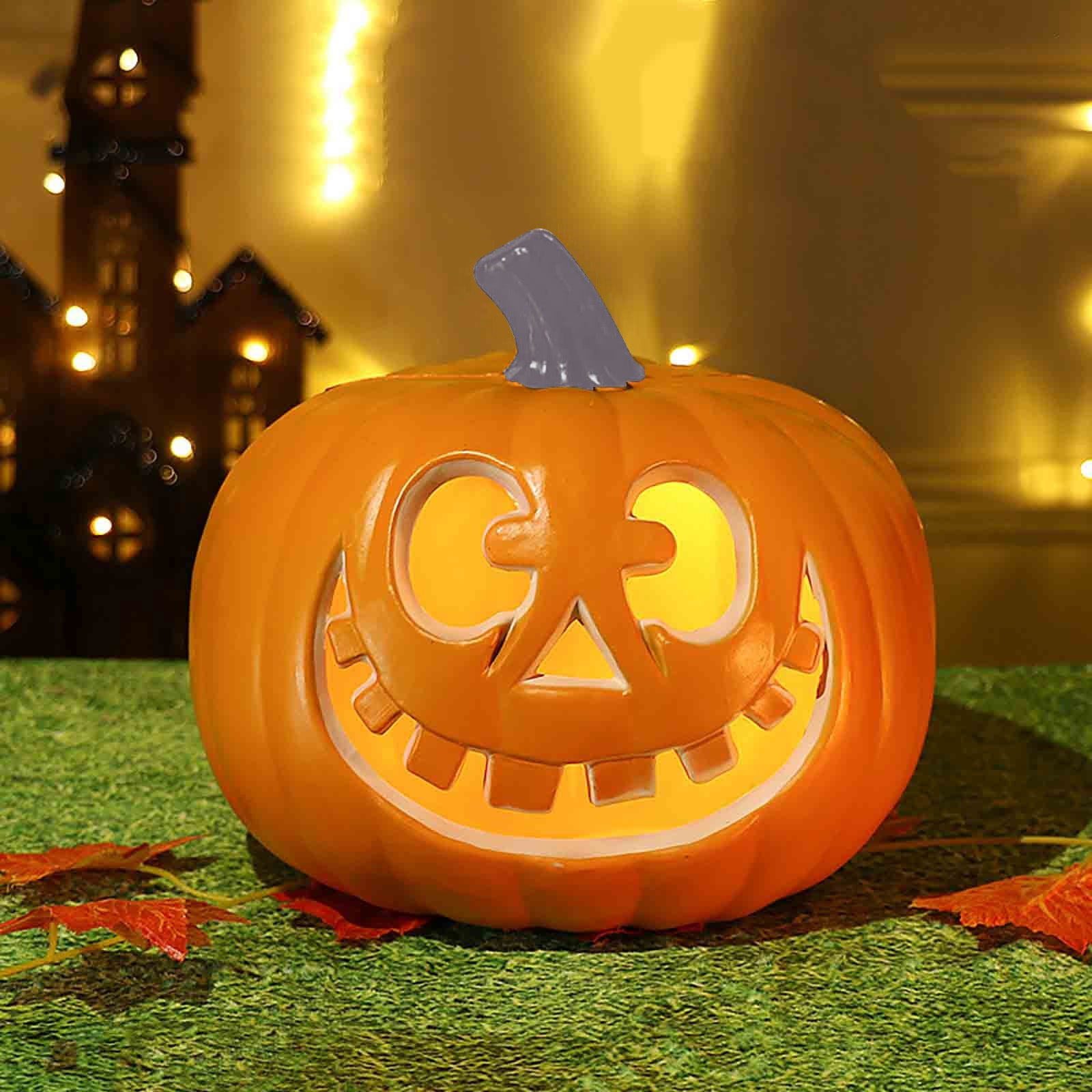 SPOORYYO Halloween Pumpkin Lantern Halloween Scene Decoration Funny Pumpkin  Lantern Hollow Out Big Pumpkin - Walmart.ca