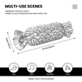 thumbnail image 3 of Salouo Hand Drawn Snake Pattern Cute Bolster Pillow,Cylindrical Pillow Long Pillow for Bed Round Side Pillow for Knee/Leg/Neck ,- Length 24.4" x 9.8" Diameter, 3 of 8
