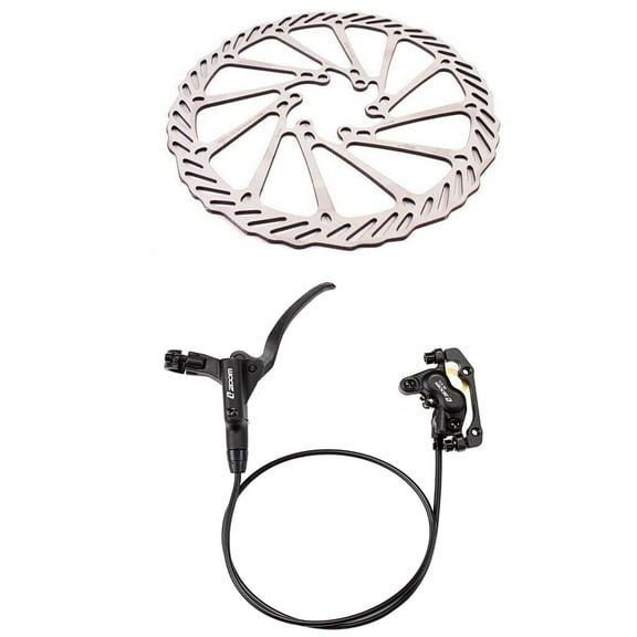 ZOOM Mountain Bicycle 4 Piston Hydraulic Disc Brakes Front Rear with Bike Disc Brake Rotor