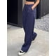 thumbnail image 2 of Pantalones De Ligero Casual Rayas Pierna Amplia Para Mujer, 2 of 8