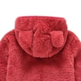thumbnail image 4 of Juebong Deals Baby Boys Girls Toddler Hooded Jacket Fleece Hoodie Fuzzy Zip Up Plush Thick Winter Warm Coat Cute Bear Ear Sweater Thick Clothes Hallow's gift, 4 of 5
