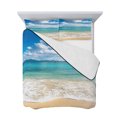 thumbnail image 7 of Ocean Beach Twin XL Size Down Alternative Comforter, Lightweight Comforter Quilt Bedding Set with Pillow Shams Blue Sky Waves Sand Horizon Shore Summer All Seasons Bed Comforter Duvet Insert 68"x98", 7 of 7