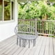 thumbnail image 1 of Silla de Hamaca Colgante de Cuerda de Algodón Costway con Borlas para Patio Sala de Estar Balcón Gris 80 x 60 x 125 cm Hasta 150 kg, 1 of 10