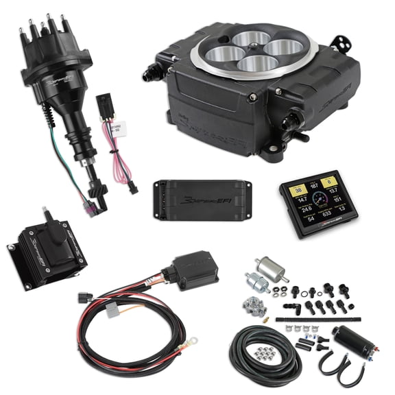 Holley Sniper EFI 550-511-3PK-SBF Sniper 2 EFI Bundle with HyperSpark Ignition System