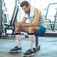 thumbnail image 6 of GZHJMY Alpaca Compression Socks, Women Men Long Stocking (20-30mmHg), Travel Knee High Stockings for Athletic Sports,Running,Cycling,Nursing, 6 of 7