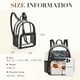 thumbnail image 4 of Mochila Missnine Mini bolsa transparente de PVC transparente para eventos en estadios, 4 of 7