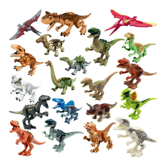 Goote Dinosaur Building Blocks Figure Toys Set - Dinosaur Building Blocks Figurines Toy Set 1.7Inch