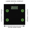 thumbnail image 4 of Báscula de baño digital extra ancha de 226 kg (500 lb) - Báscula parlante con pantalla LCD grande - Plataforma ancha para mediciones corporales precisas, 4 of 5