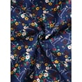 thumbnail image 6 of MODA NOVA Big & Tall Men's Short Sleeve Printed Button Front Beach Hawaiian Shirt Dark Blue 34, 6 of 7
