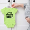 thumbnail image 5 of Little Sister Rule Younger Sis Love Bodysuit Jumper Girls Infant Baby Brisco Brands 12M, 5 of 6