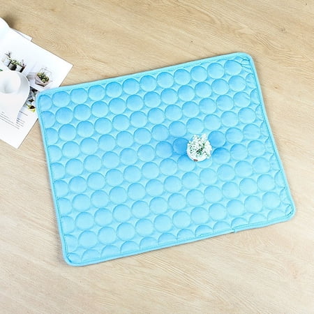 Swiftyle 1 Pcs Pet Cooling Mat for Dogs and Cats Breathable Ice Pad Summer Pet Bed Heat Relief Gel Cushion Portable Pet Mat for Travel(40*30cm)