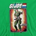 thumbnail image 2 of G.I. Joe Lady Jaye Card Unisex Adult Pull-Over Hoodie, Kelly Green, Large, 2 of 5
