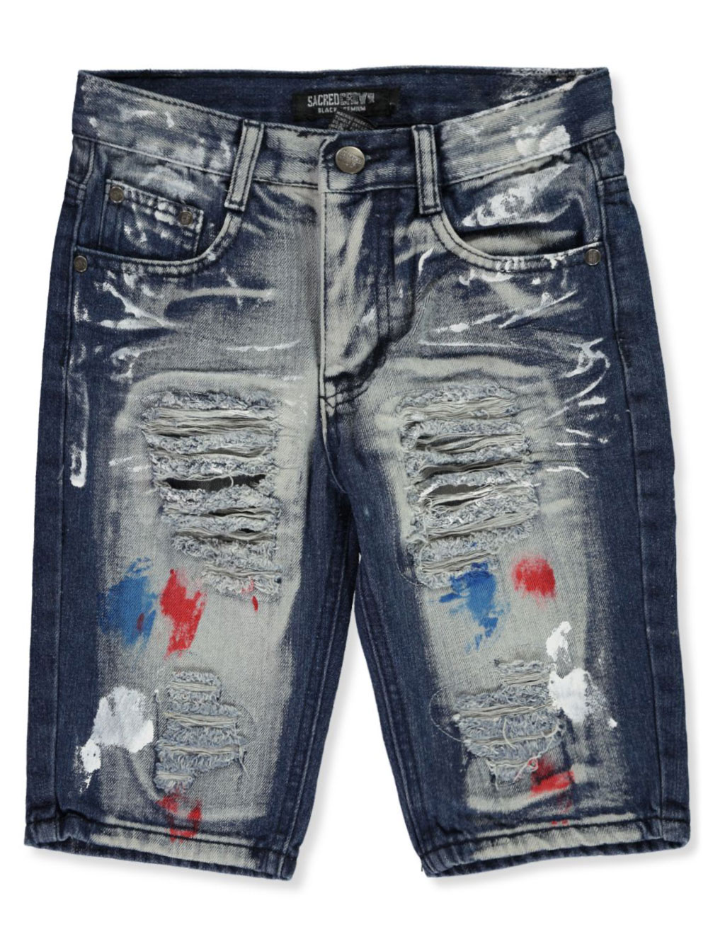 boys paint splatter jeans