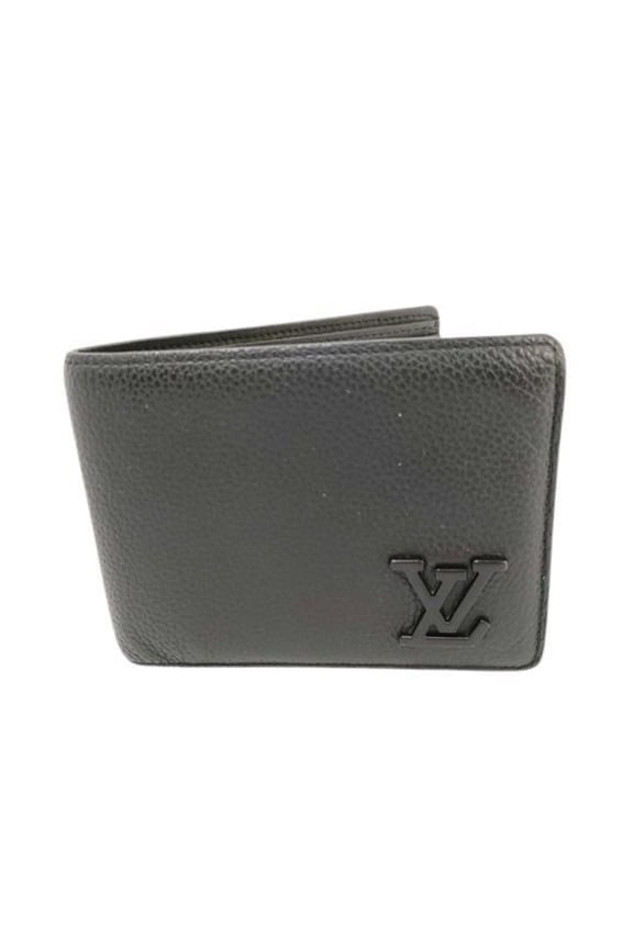 Pre-Owned LOUIS VUITTON Louis Vuitton Bi-fold Wallet Portefeuille Multiple M69829 Black...