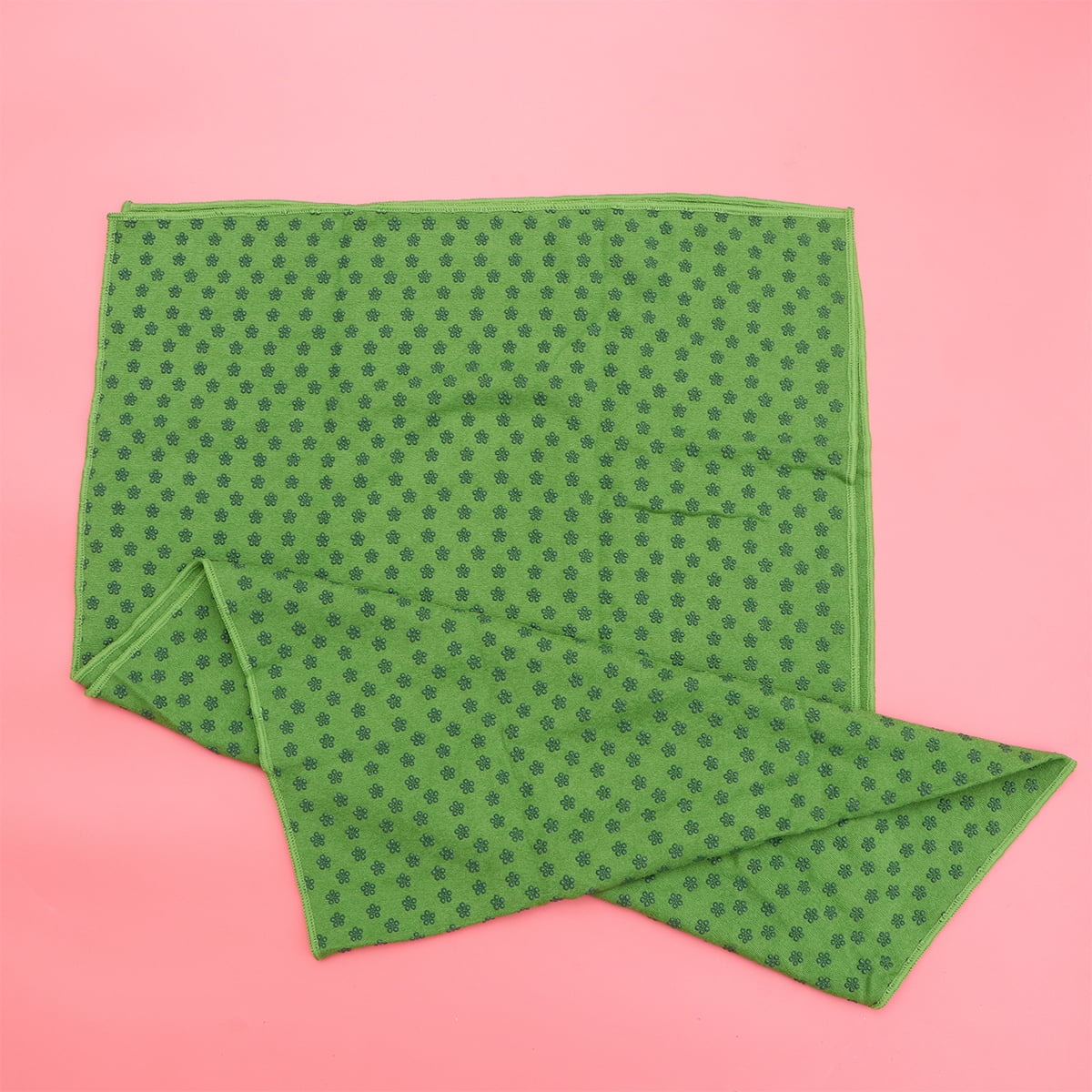 BESTONZON 1Pc Portable Green Pilates Blanket for Exercise with Anti Slip Feature