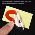 thumbnail image 4 of Uxcell Reflective Mailbox Numbers Sticker 0 - 9 Adhesive Address Number Red 4.13", 4 of 4