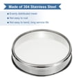 thumbnail image 3 of Uxcell 20 Mesh / 0.9mm Lab Sieve, 11.8" Diameter 304 Stainless Steel Wire Cloth Fine Mesh Sieve, 3 of 6