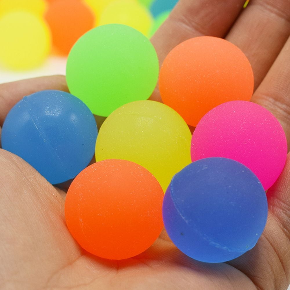 1Pack Luminous Bouncy Ball Moonlight Bounce Orb Bouncing Ball Sport
