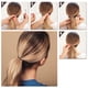 thumbnail image 2 of 10 Piezas de Corbatas para Mujer, Ganchos para Peinar El Cabello, Elásticas, Cordón Elástico , marrón, 2 of 8