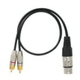 thumbnail image 6 of Audio Splitter 1 XLR Female Plug to 2 RCA Male Plugs Cable for Home Theater and Professional Audio EquipmentFemale Plug 1m Bienvenido, 6 of 8