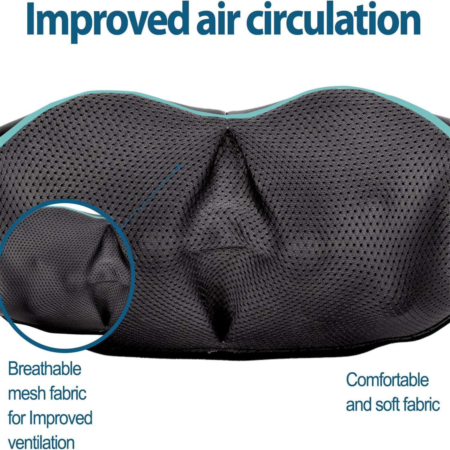 Lumbar Neck And Shoulder Massager，Back, neck, and shoulder heat therapy massager with heating function, deep tissue kneading, relieves muscle pain, suitable for home and car use