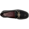 thumbnail image 2 of Tommy Hilfiger Trevys Black Slip-On Moc-Toe Fashion Loafers Flats Shoes (BLACK, 10), 2 of 6