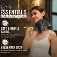thumbnail image 6 of RIVERSIDE 24 Pack Luxury Washcloths 12x12 with Soft Cotton 400 GSM Quick Dry and Absorbent for Face & Body - Gray, 6 of 9