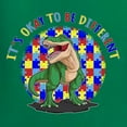 thumbnail image 6 of Wild Bobby Its Okay to Be Different | Dinosaur Autism Awareness Unisex Crewneck Sweatshirt, 6 of 6