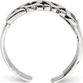 thumbnail image 2 of Sterling Silver Antiqued Love Toe Ring Made In Thailand qr6049, 2 of 5