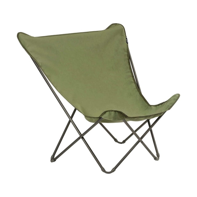 Lafuma Pop Up XL Chaise Pliante Papillon Design, Vert Kaki