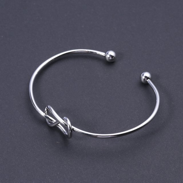 BESTYASH Bracelet Abierto De Metal Estilo Nudo Ideal Para Regalar En