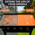 thumbnail image 4 of Griddle 36” x 22” Buddy Grill Mats with Food Grade Silicone, 4 of 5