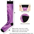 thumbnail image 3 of FREEAMG Rose Compression Socks for Women Men, Circulation Knee High Stockings for Running Cycling Medical, 1Pair, 3 of 7