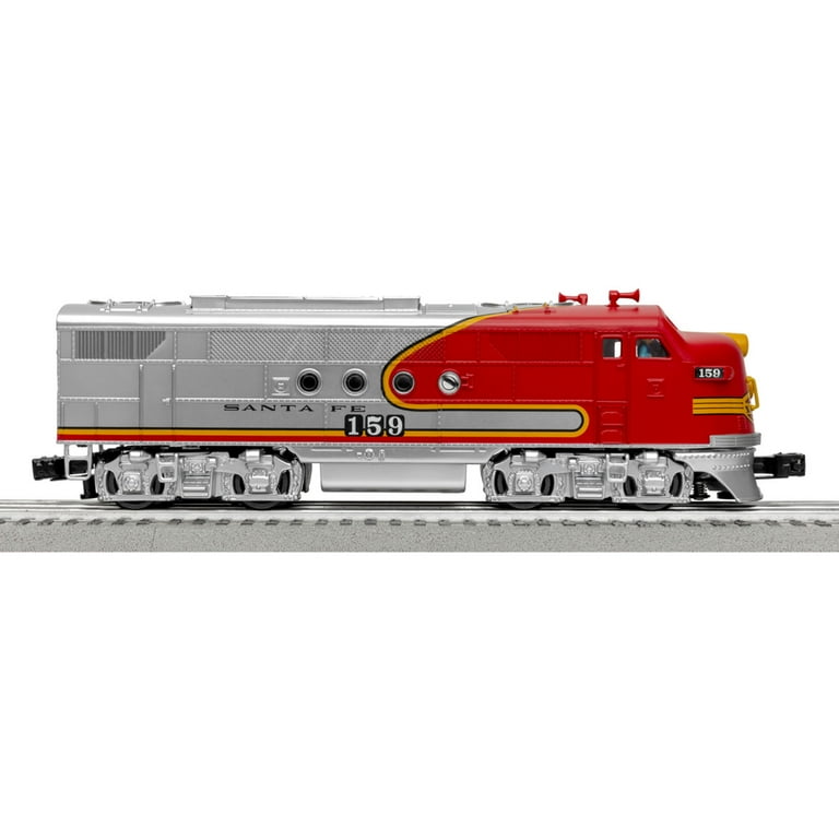 Lionel O Gauge Santa Fe Super Chief Electric Model Train Set with Remote  and Bluetooth Capability