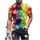 thumbnail image 1 of Mens Camisetas Casual Impreso Cuello Redondo Suéter Manga Corta Gimnasio Deportes Superior, Deportes Camisetas Hombres, 1 of 8