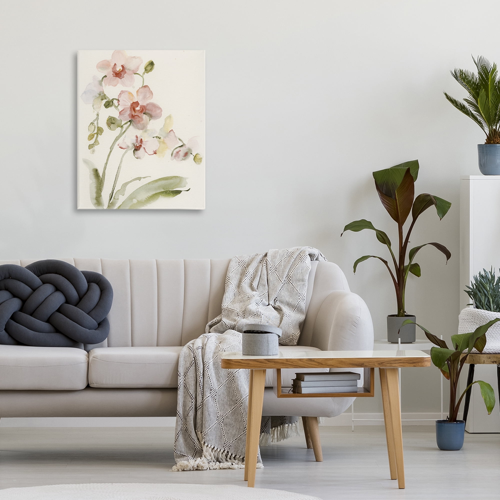Stupell Industries Gentle Pink Orchid in Bloom Canvas Wall Art, design by Victoria Barnes