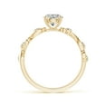 thumbnail image 2 of ANGARA Natural 0.6 Ct. Diamond Fashion Ring in 14K Yellow Gold for Women (Ring Size: 11.5), 2 of 9