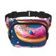 thumbnail image 1 of Balery Starry Sky Colorful Donut Mochila Cinturón para Mujeres y Hombres, Bolsa de Cintura Impermeable de Doble Capa con Correa, 1 of 9