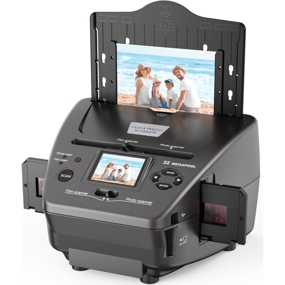 Escáner digital de fotos DigitPro 22 MP para película y fotos con pantalla LCD de 2,4"