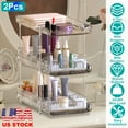 thumbnail image 5 of 2 Packs 3 Tier Clear Bathroom Organizer, 5 of 8