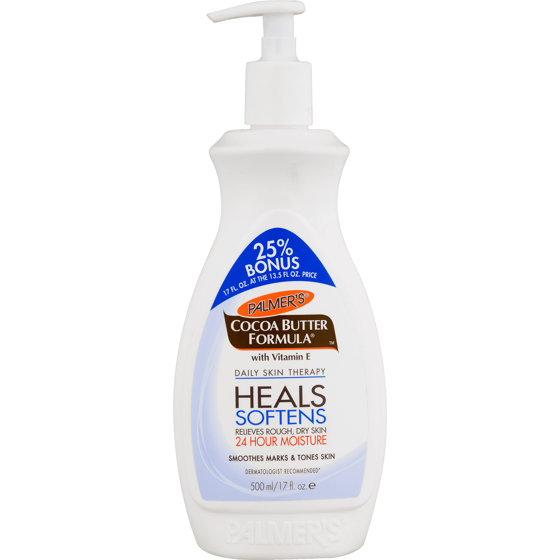PALMER S PUMP Cocoa Butter Lotion BONUS w/Vit.E-17oz