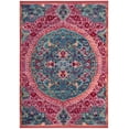 thumbnail image 2 of SAFAVIEH Sutton Hannan Medallion Area Rug, Turquoise/Fuchsia, 5' x 7', 2 of 5