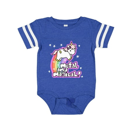 

Inktastic Metal & Magical Unicorn Gift Baby Boy or Baby Girl Bodysuit