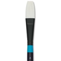 Princeton Series 6500 Aspen Synthetic Brush - Short Handle, Flat, Size 8