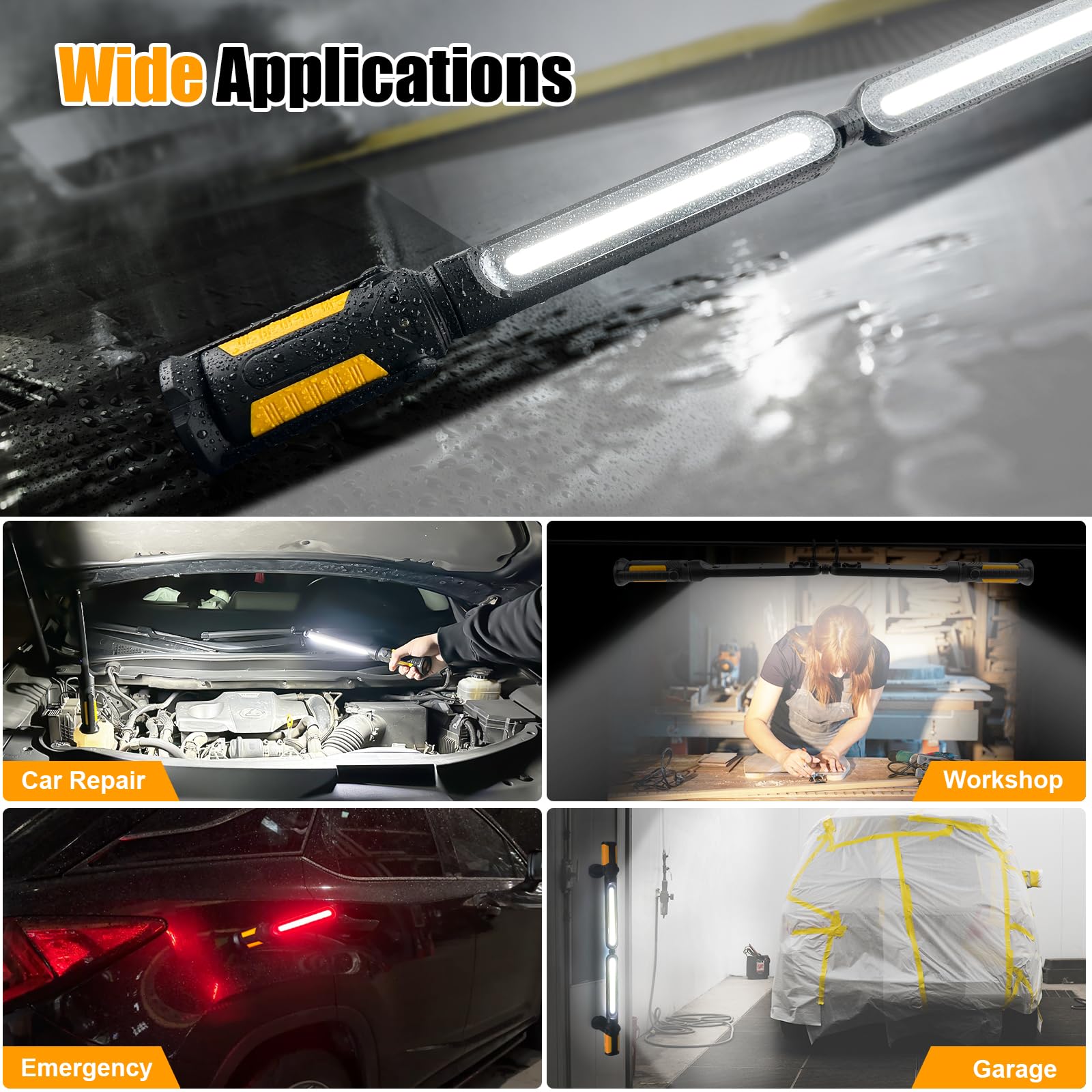 Sideking Rechargeable Magnetic Work Light 2-Pack photo 7